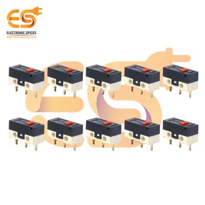 KW3 2A 125V SPCO Micro size Black color plastic switches pack of 50pcs