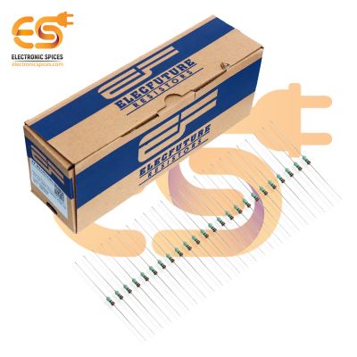 Electronic Spices 5000Pcs 2.2M Ohm (Ω) 1/4 (0.25 watt) ±5% Tolerance 2.2M MR Ω ohm MF Through Hole Resistors Axial Lead