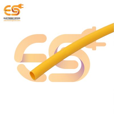 1mm Yellow color polyolefin heat shrink tube pack of 50 meter