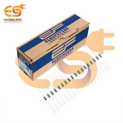 Electronic Spices 5000Pcs 2.2k Ohm (Ω) 1/4 (0.25 watt) ±5% Tolerance 2.2k MR Ω ohm MF Through Hole Resistors Axial Lead