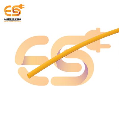2mm Yellow color polyolefin heat shrink tube pack of 50 meter