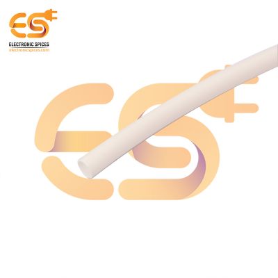 2mm White color polyolefin heat shrink tube pack of 5 meter