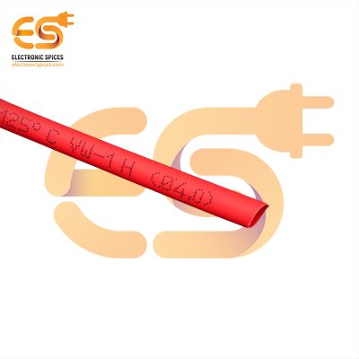 4mm Red color polyolefin heat shrink tube pack of 5 meter