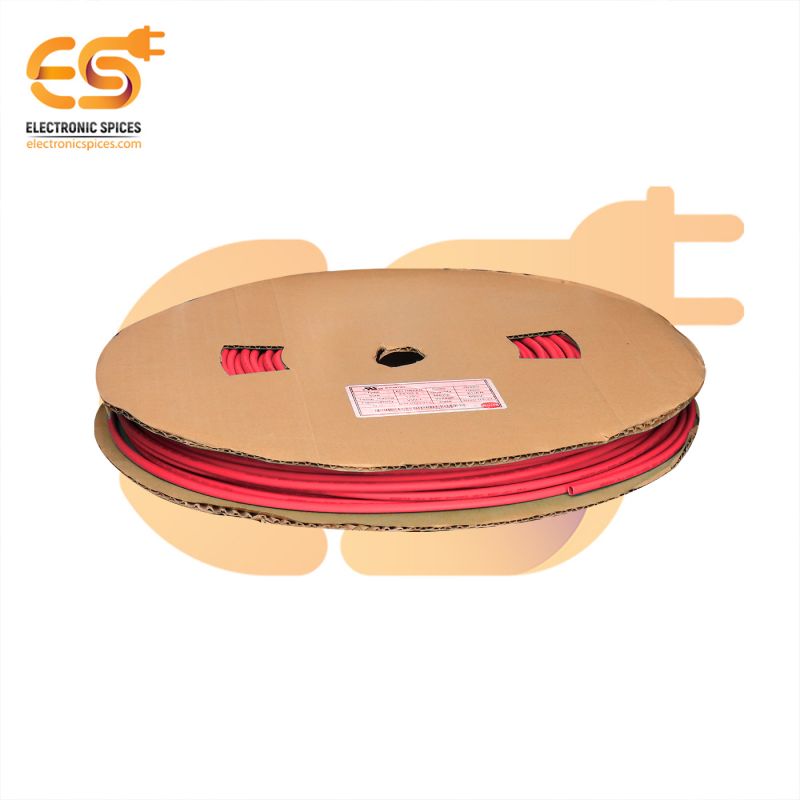 4mm Red color polyolefin heat shrink tubes box of 100 meter