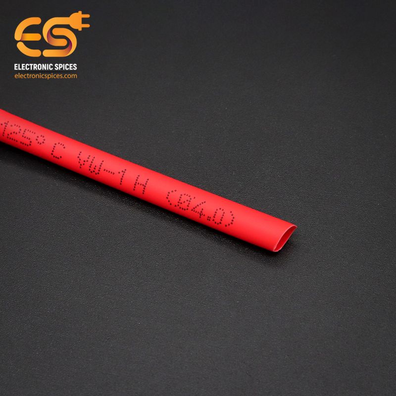 4mm Red color polyolefin heat shrink tubes box of 100 meter
