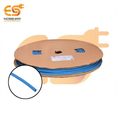 4mm Blue color polyolefin heat shrink tubes box of 100 meter