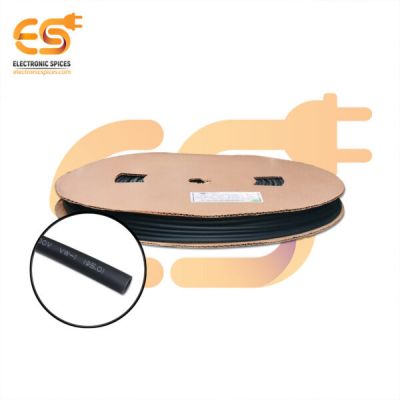 5mm Black color polyolefin heat shrink tubes box of 200 meter