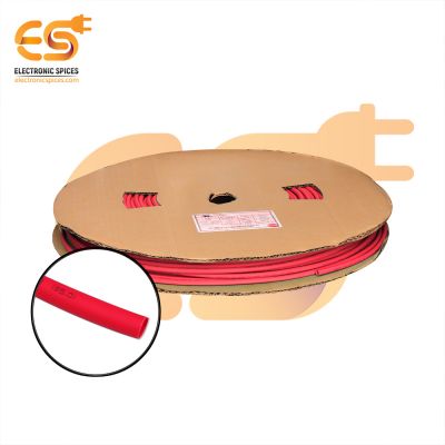 5mm Red color polyolefin heat shrink tubes box of 100 meter