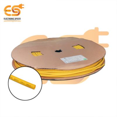 5mm Yellow color polyolefin heat shrink tubes box of 100 meter