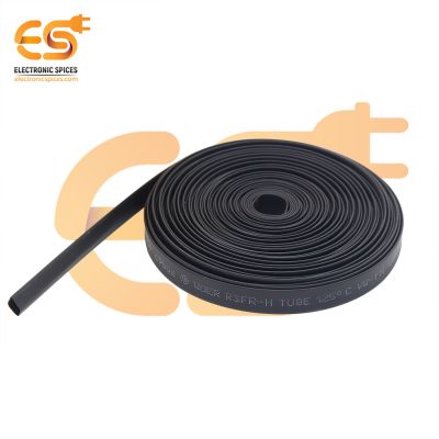 6mm Black color polyolefin heat shrink tube pack of 5 meter