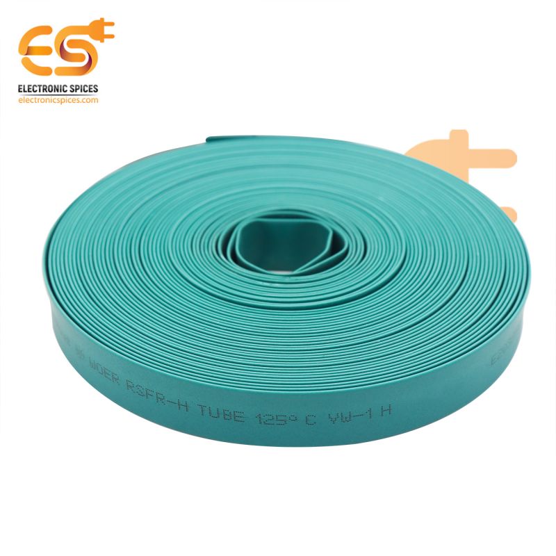Buy 6mm Green color polyolefin heat shrink tube’s pack of 50 meter