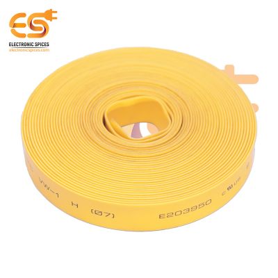 7mm Yellow color polyolefin heat shrink tube's pack of 50 meter