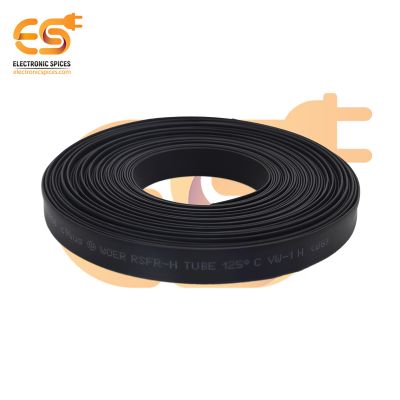 8mm Black color polyolefin heat shrink tube pack of 5 meter