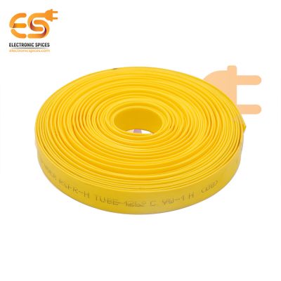 8mm Yellow color polyolefin heat shrink tube's pack of 50 meter