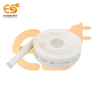 8mm White color polyolefin heat shrink tube pack of 5 meter
