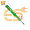 Electrical screwdriver tester 110mm length green color with neon bulb multifunction voltage tester tool