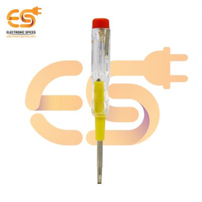 Electrical screwdriver tester 130mm length with neon bulb transparent multifunction voltage tester tool