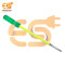 175mm long 2 in 1 flat and Philip reversible head stainless steel screwdriver with hard plastic handle