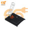 10cm x 7.5cm (4 x 3 inches) Metal base soldering iron stand with spring holder
