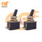2A 2 pin SPST Black color small toggle switch pack of 2pcs