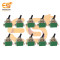 5A 8 pin DPDT Green color small toggle switches pack of 50pcs