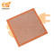 4 x 4 inch (10.3cm x 10.3cm) Copper clad single side 1mm pitch printed circuit board or PCB pack of 1pcs