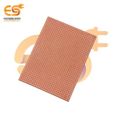 102mm x 78mm Copper clad single side 1mm pitch printed circuit board or PCB pack of 2pcs