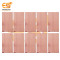 15.1cm x 8.5cm Copper clad single side 1mm pitch printed circuit boards or PCB pack of 10pcs