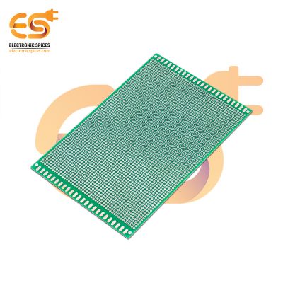 8cm x 12cm Copper clad double side universal printed circuit board or PCB pack of 1pcs