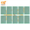 8cm x 12cm Copper clad double side universal printed circuit boards or PCB pack of 10pcs