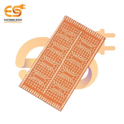 146mm x 80mm Copper clad single side 1mm pitch printed circuit board or PCB pack of 1pcs
