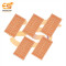 14.6cm x 8cm Copper clad single side 1mm pitch printed circuit board or PCB pack of 5pcs