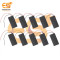 18650 3.7V 2 battery holder hard plastic slide open cover case with on-off switch and wire pack of 100 (3.7V x 2 battery = 7.4Volt)