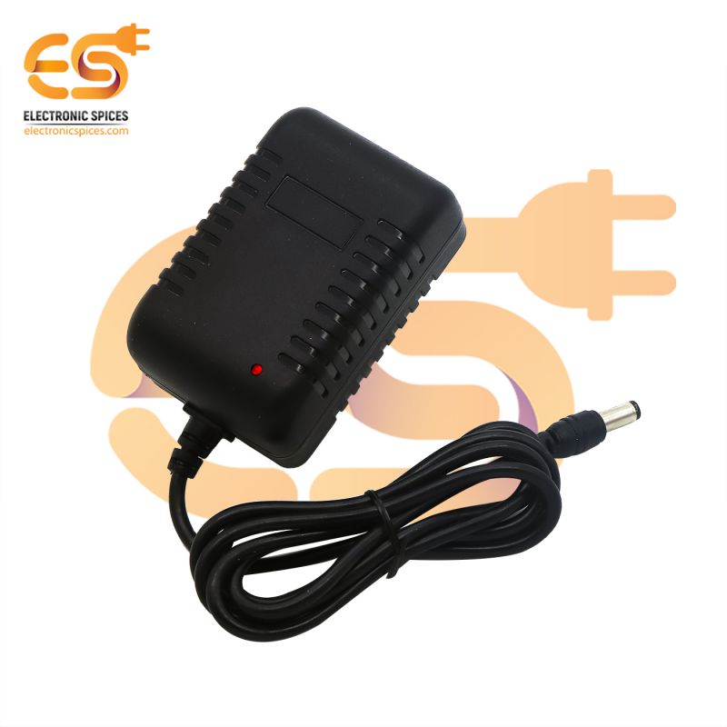 9V 1A DC Power supply adapter with 5.5mm x 2.5mm male plug pin connector