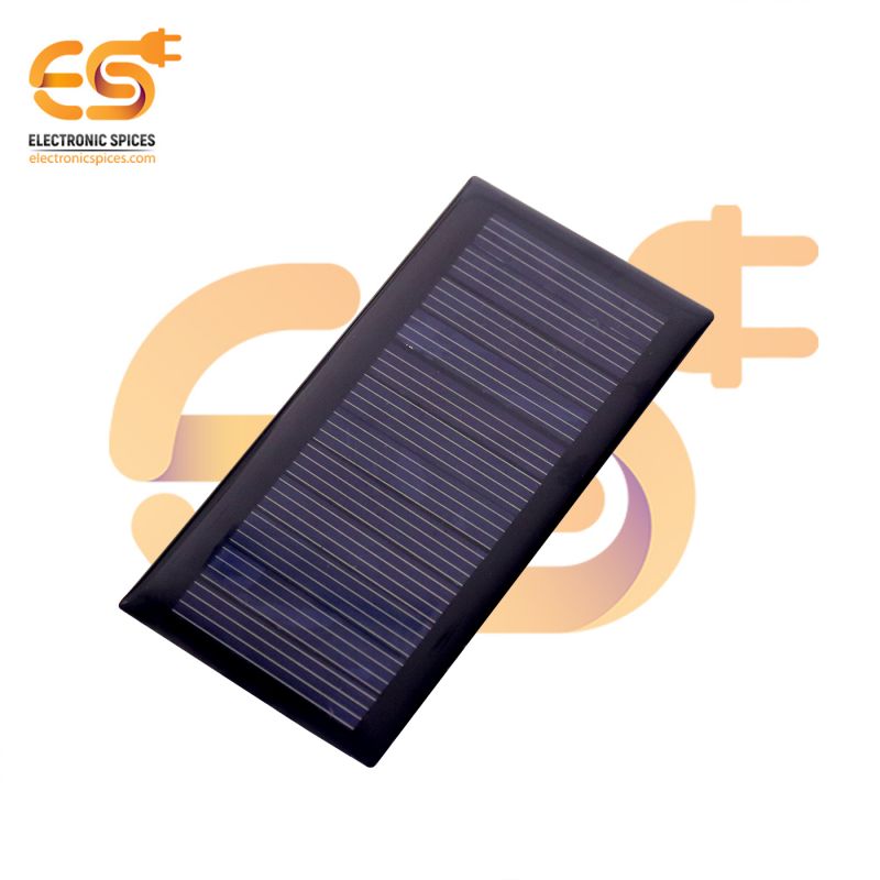 80mm x 40mm 6V 60mAh rectangle shape polycrystalline mini epoxy solar panels pack of 50pcs