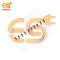 Electronic Spices 50Pcs 1k Ohm (Ω) 1/4 (0.25 watt) ±5% Tolerance 1k MR Ω ohm MF Through Hole Resistors Axial Lead
