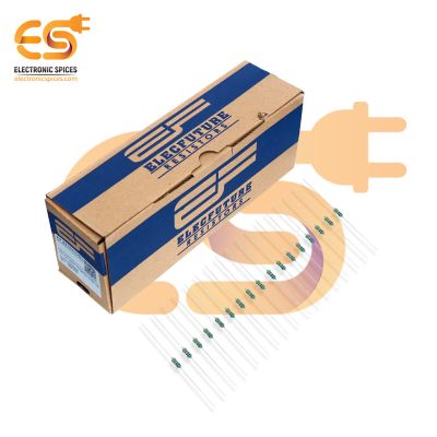 Electronic Spices 5000Pcs 27k Ohm (Ω) 1/4 (0.25 watt) ±5% Tolerance 27k MR Ω ohm MF Through Hole Resistors Axial Lead