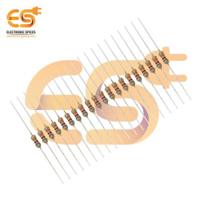 Electronic Spices 500Pcs 82k Ohm (Ω) 1/4 (0.25 watt) ±5% Tolerance 82k MR Ω ohm MF Through Hole Resistors Axial Lead