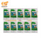 2.5mm x 100mm Green color Multi-purpose Self locking Nylon 66 Industrial grade cable ties pack of 1000pcs