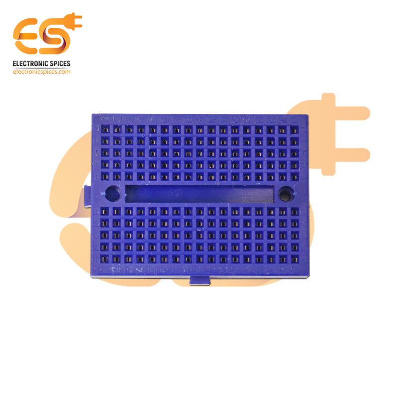 SYB-170 Blue color 170 points Mini solderless breadboard for prototype circuit pack of 5pcs