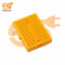 SYB-170 Yellow color 170 points Mini solderless breadboard for prototype circuit pack of 1pcs