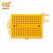 SYB-170 Yellow color 170 points Mini solderless breadboard for prototype circuit pack of 1pcs
