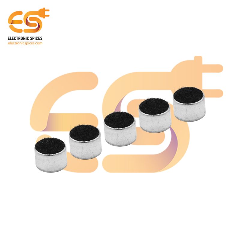 9 mm Electret condenser microphone sound sensor pack of 5pcs
