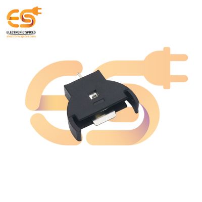 2032 3V Vertical Single Battery holder plastic case through hole PCB mount pack of 1 (1 x 3V = 3Volt)