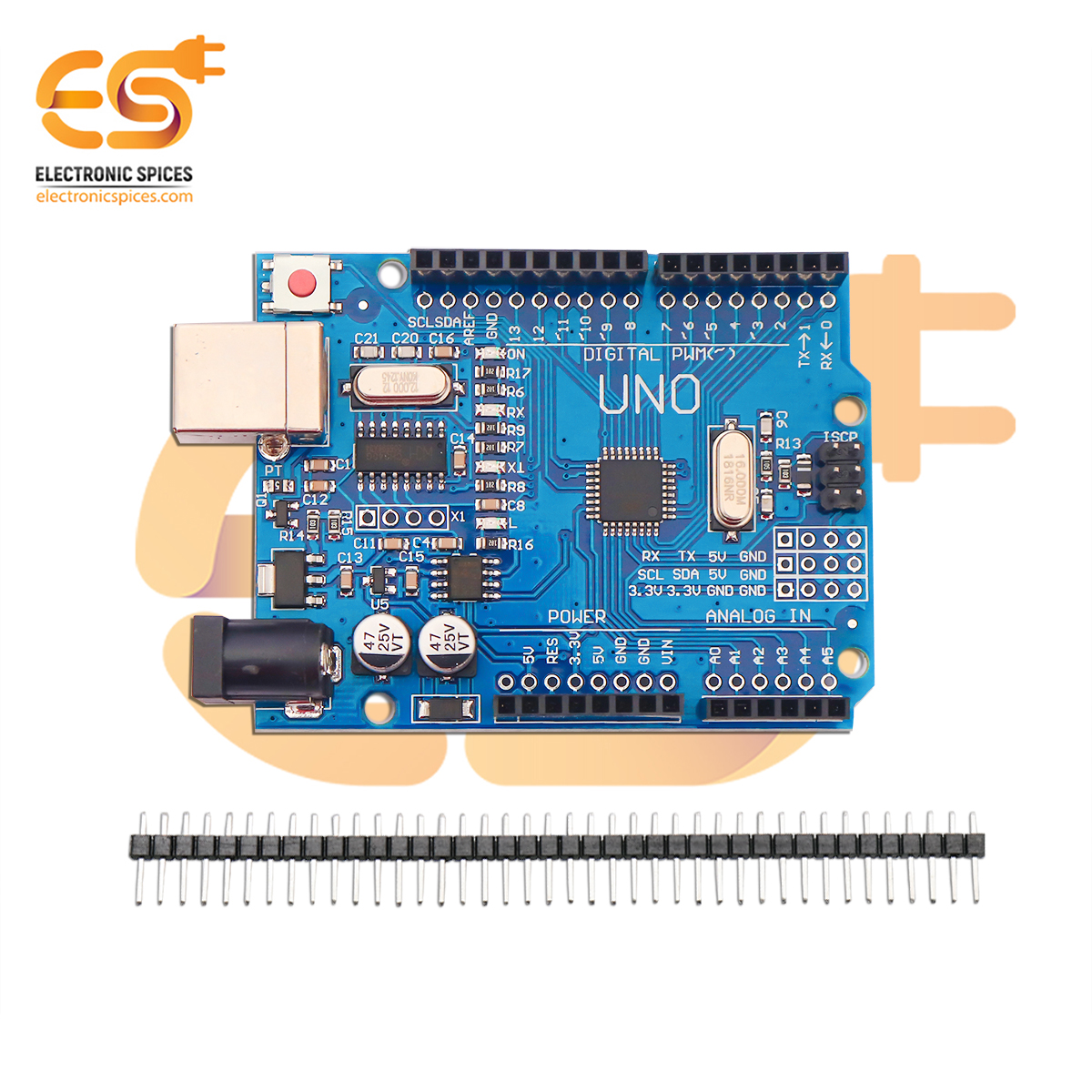 Buy Uno R3 Ch340g Development Board With Atmega328p Smd Microcontroller Chip 4716