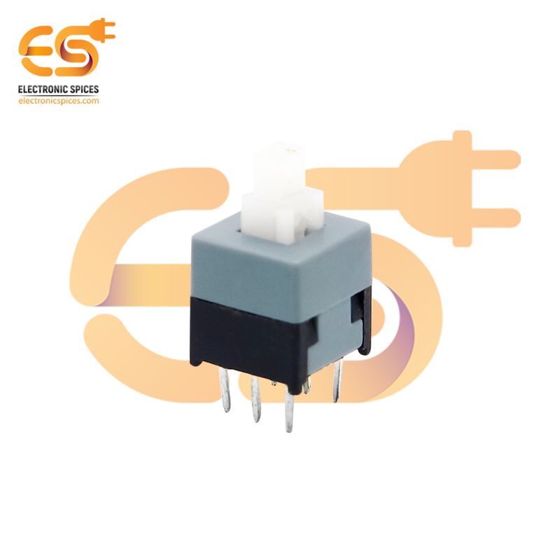 Buy Self-Lock latching mini push buttons on/off 6 pin switches pack of ...