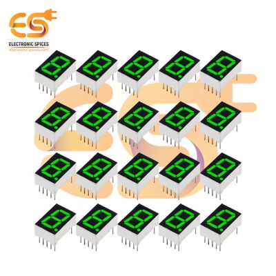 0.56 inch 1 digit Green display color 7 segment LED display COMMON CATHODEs pack of 50pcs