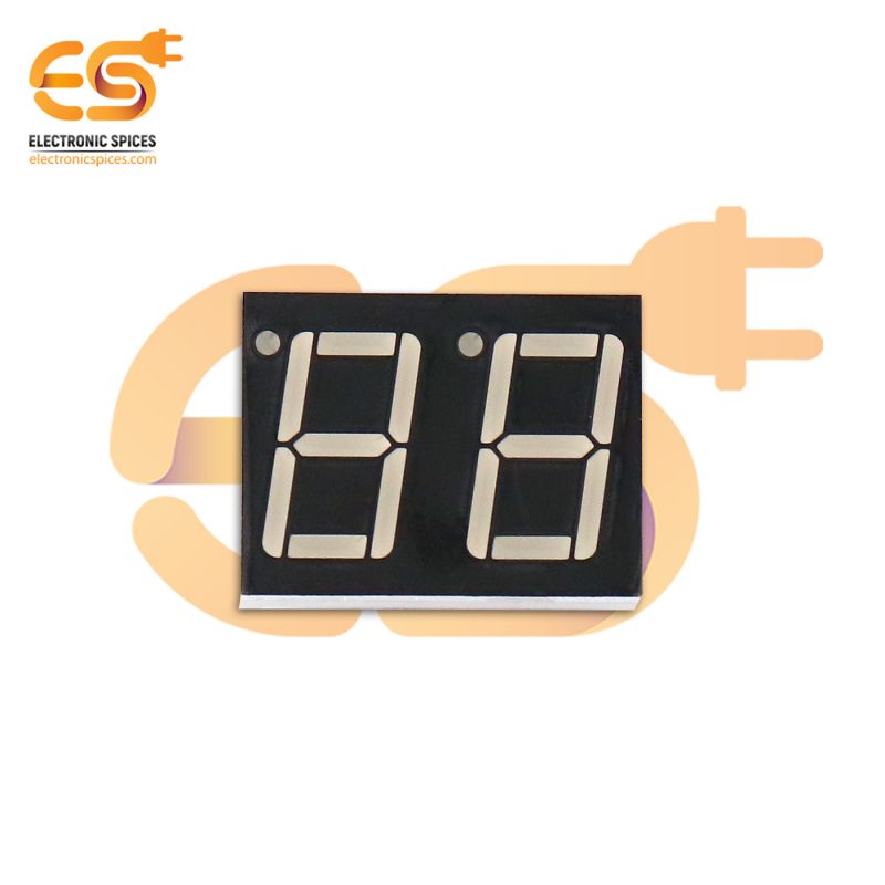 0.56 inch 2 digit Red display color 7 segment LED display COMMON CATHODEs pack of 20pcs