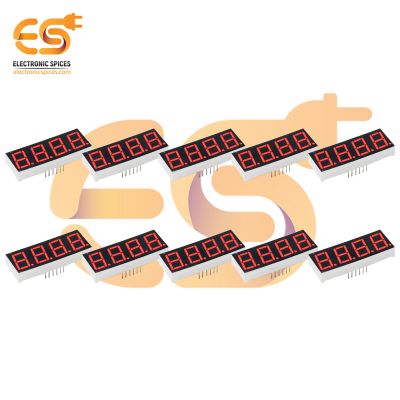 0.56 inch 4 digit Red display color 7 segment LED display COMMON CATHODEs pack of 20pcs