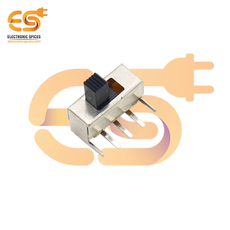 SS12F23G5 0.3A 30V SPDT 3 pin metal body panel mount plastic handle slide switches pack of 20pcs